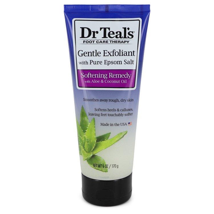 Dr Teal's Gentle Exfoliant With Pure Epson Salt by Dr Teal's Gentle Exfoliant with Pure Epsom Salt Softening Remedy with Aloe & Coconut Oil (Unisex) 6 oz for Women image