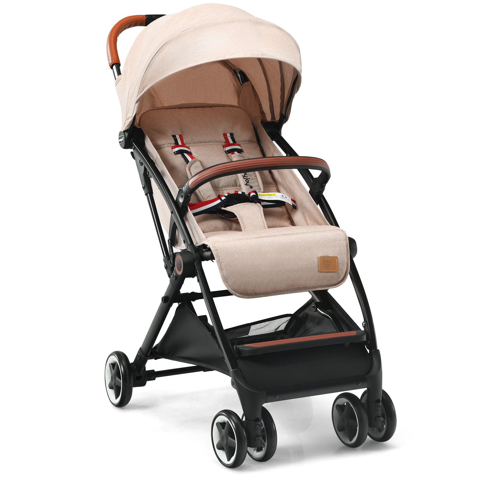 Lightweight Aluminium Frame Baby Stroller with Net image