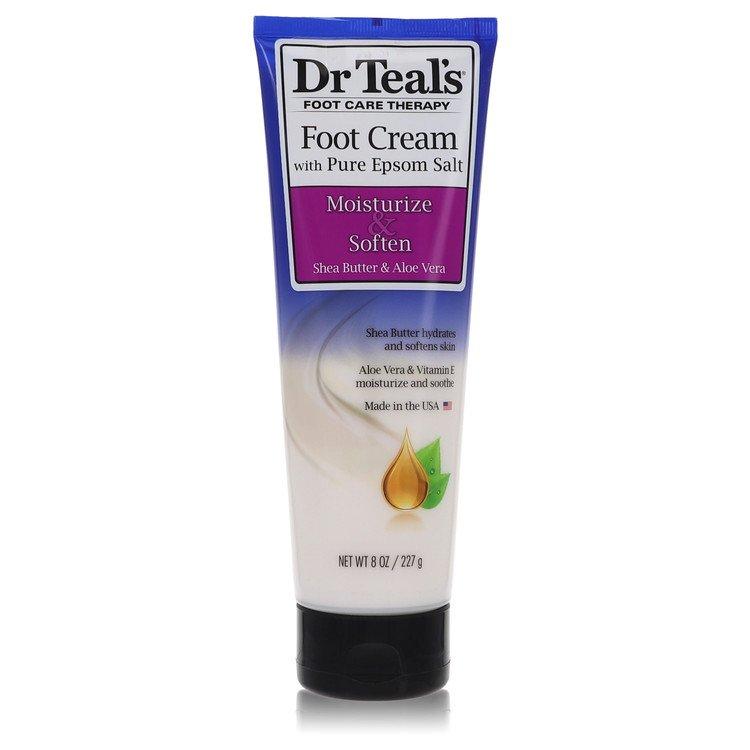 Dr Teal's Pure Epsom Salt Foot Cream by Dr Teal's Pure Epsom Salt Foot Cream with Shea Butter & Aloe Vera & Vitamin E 8 oz for Women image