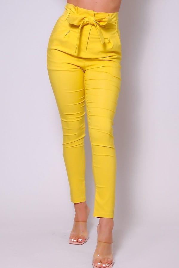Harper Paperbag Skinny Pants Harper Paperbag Skinny Pants image