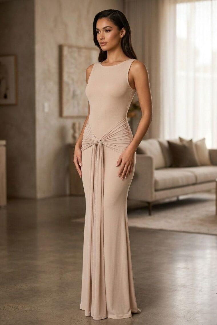 Mesh Maxi Dress Mesh Maxi Dress image