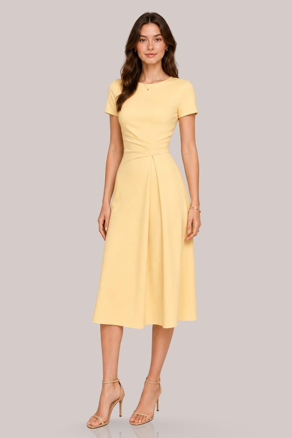 Monroe Fit And Flare Midi Dress Monroe Fit And Flare Midi Dress image