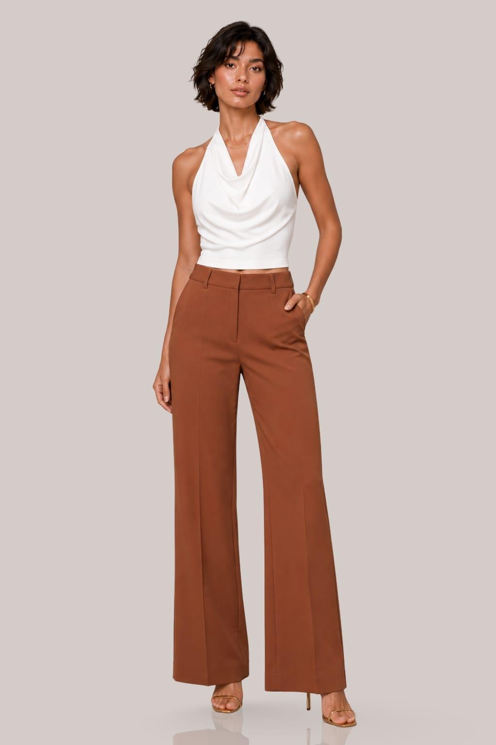 Harper Flared Trousers Harper Flared Trousers image