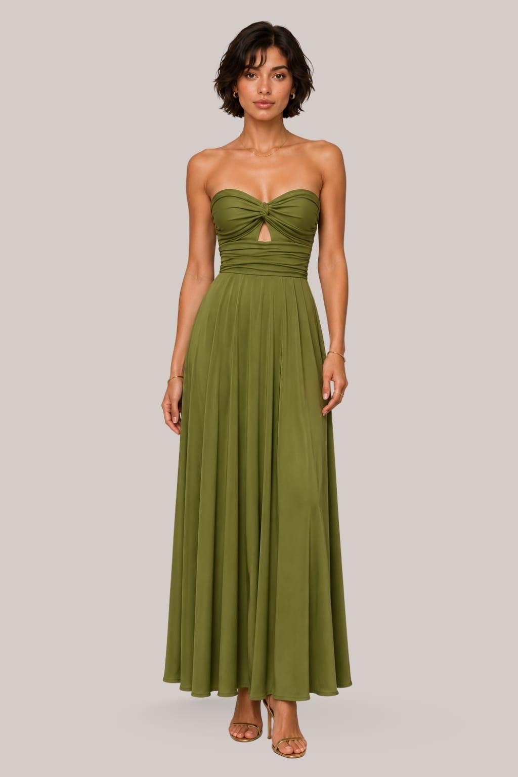 Elysian Twisted Bandeau Maxi Dress Elysian Twisted Bandeau Maxi Dress image