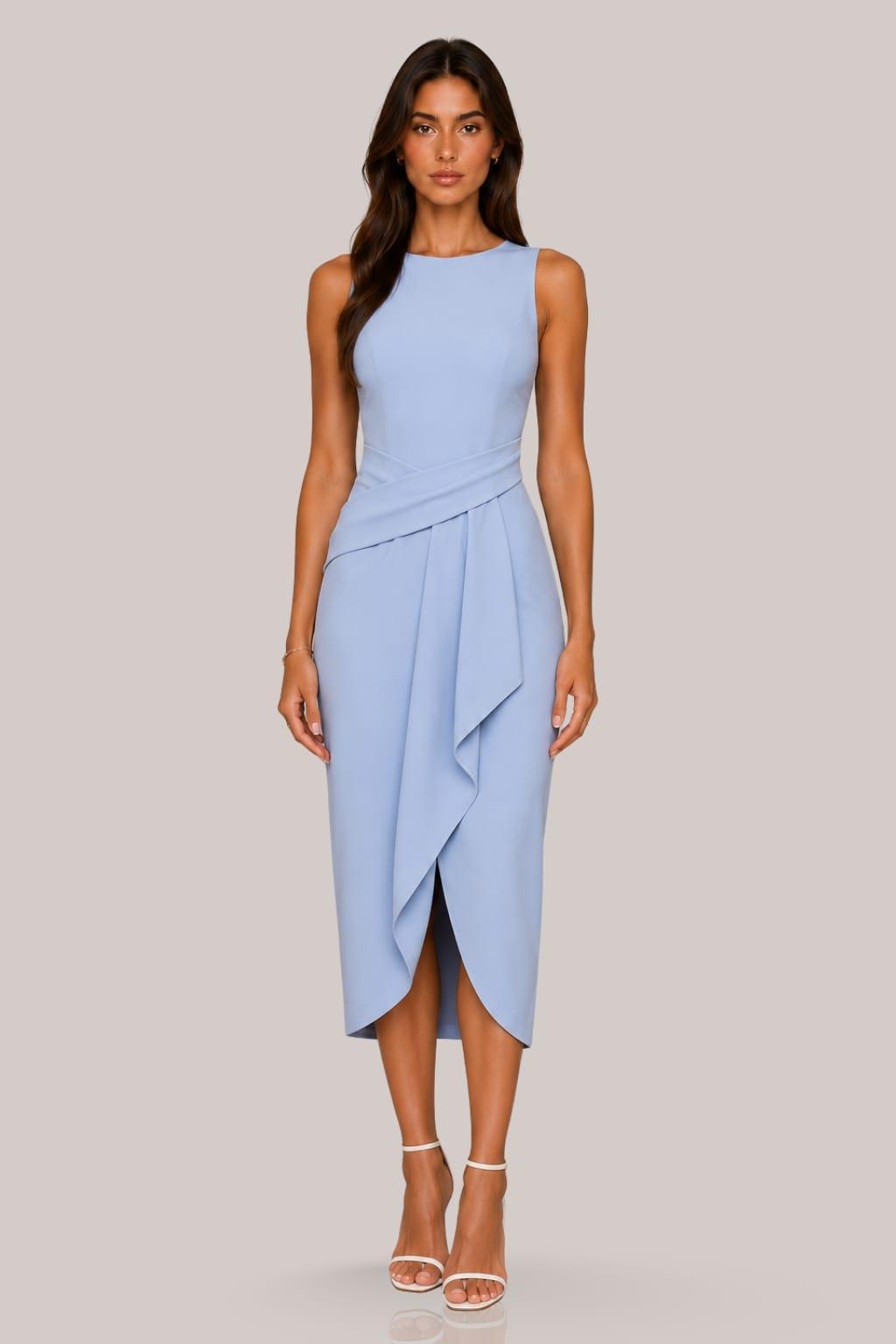 Simone Ponte Midi Dress Simone Ponte Midi Dress image