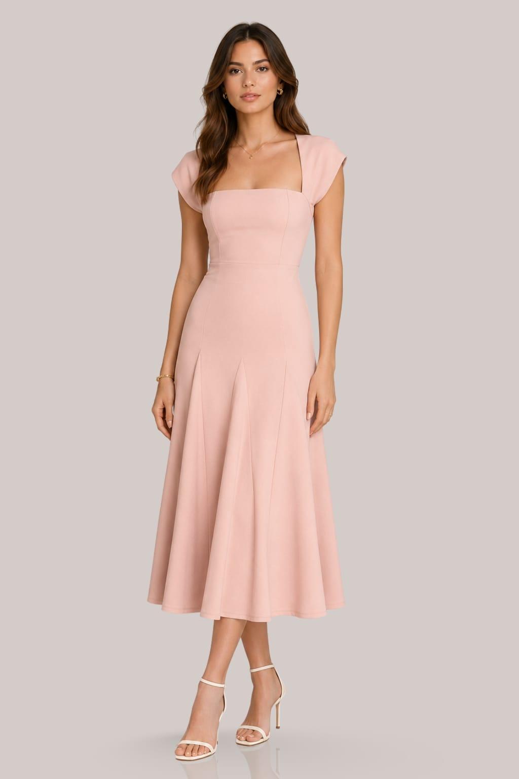 Juliette A-Line Midi Dress Juliette A-Line Midi Dress image