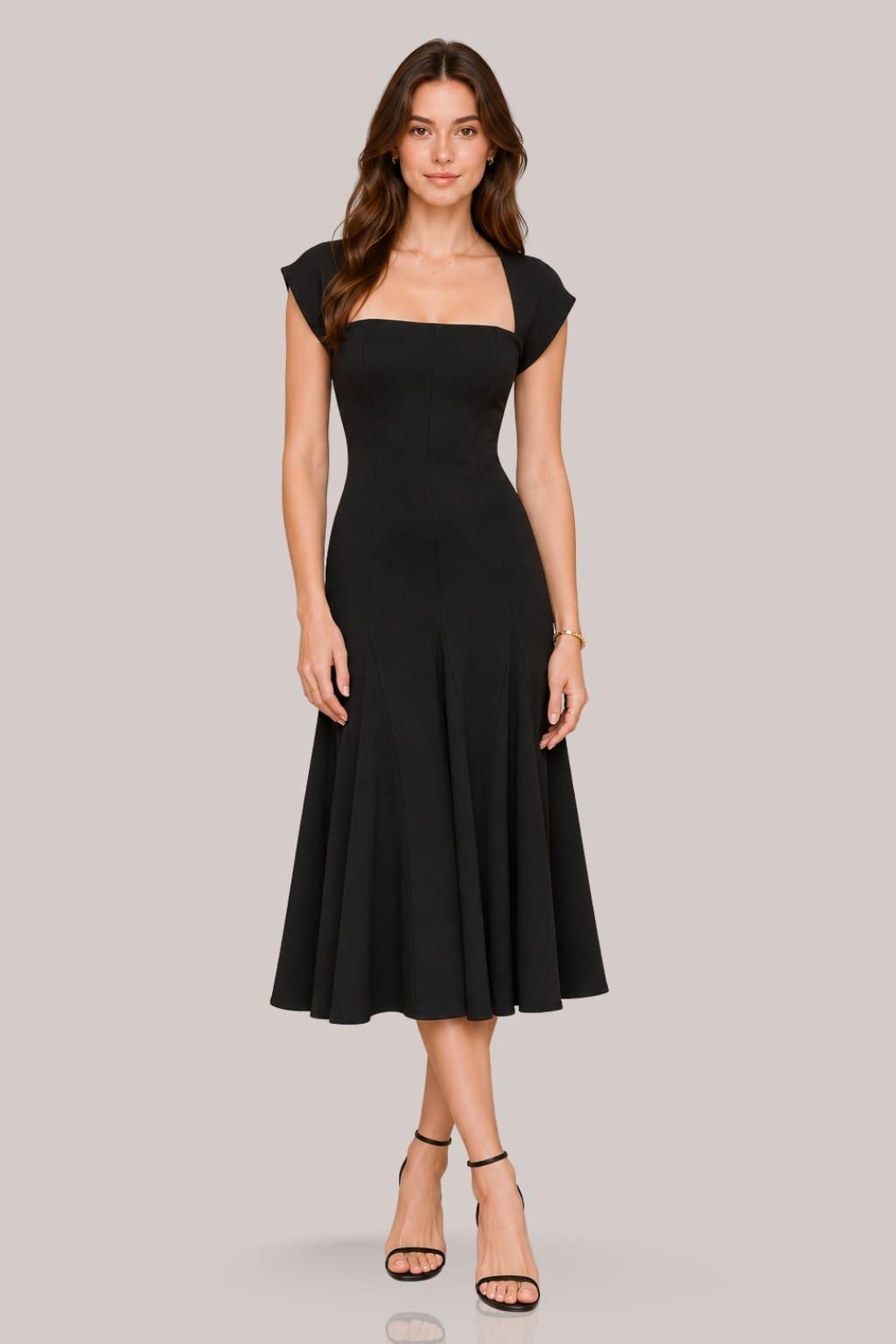 Juliette A-Line Midi Dress Juliette A-Line Midi Dress image