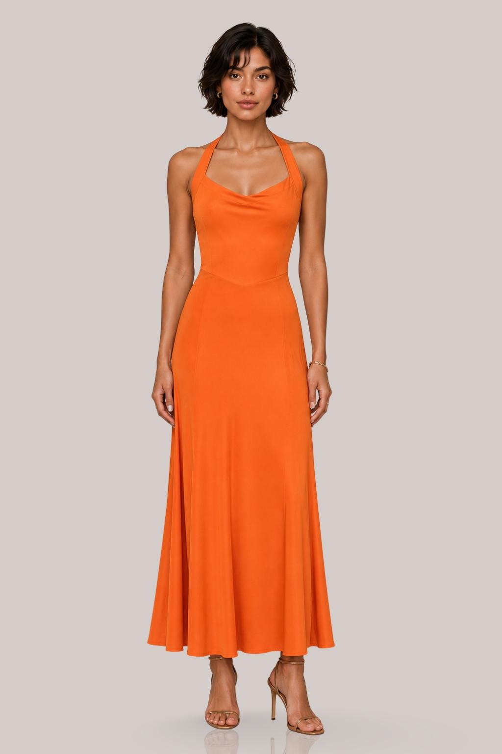 Madeline Tie-Back Flared Maxi Dress Madeline Tie-Back Flared Maxi Dress image