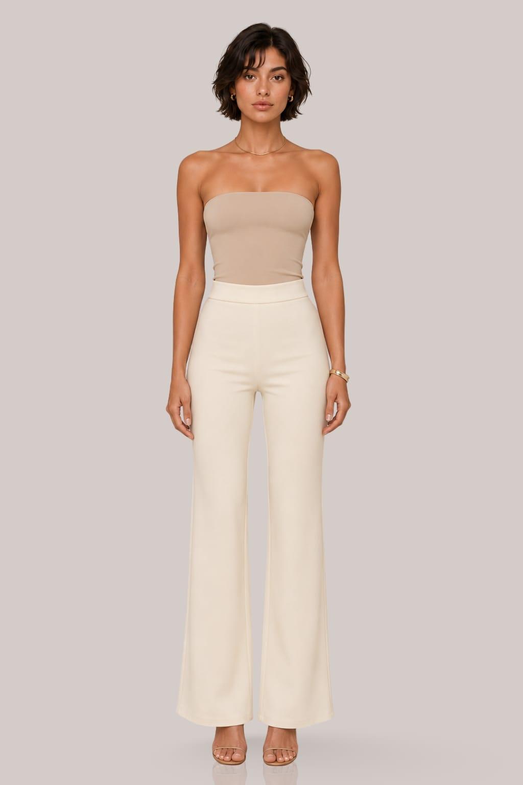 Talia  Sleek High Rise Flare Pants Talia  Sleek High Rise Flare Pants