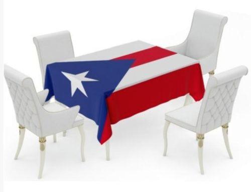 PUERTO RICO FLAG TABLECLOTH (56 X 72) image