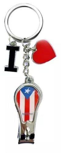 PUERTO RICO FLAG "I LOVE" NAIL CLIPPER image