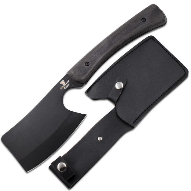 Snake Eye Tactical Full Tang Beef Splitter With Sheath image