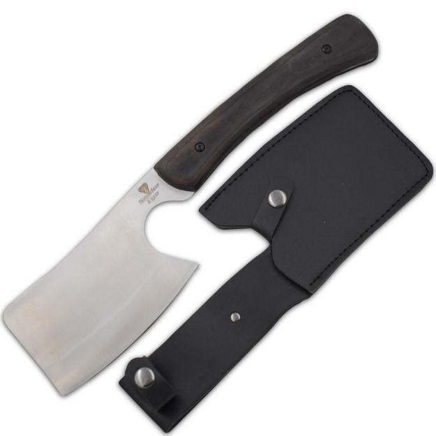 Snake Eye Tactical Full Tang Beef Splitter With Sheath image