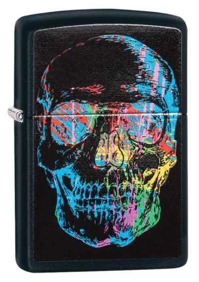 Zippo Colorful Skull Lighter image