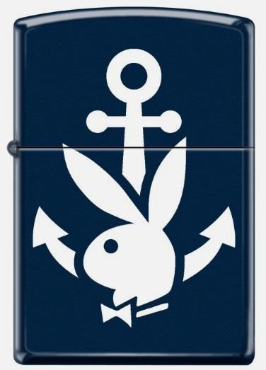 Playboy Bunny Design, Navy Blue Zippo Lighter-ZP-46732 image