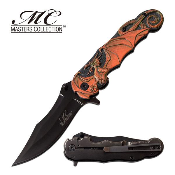 MASTERS COLLECTION MC-A050YL SPRING ASSISTED KNIFE image