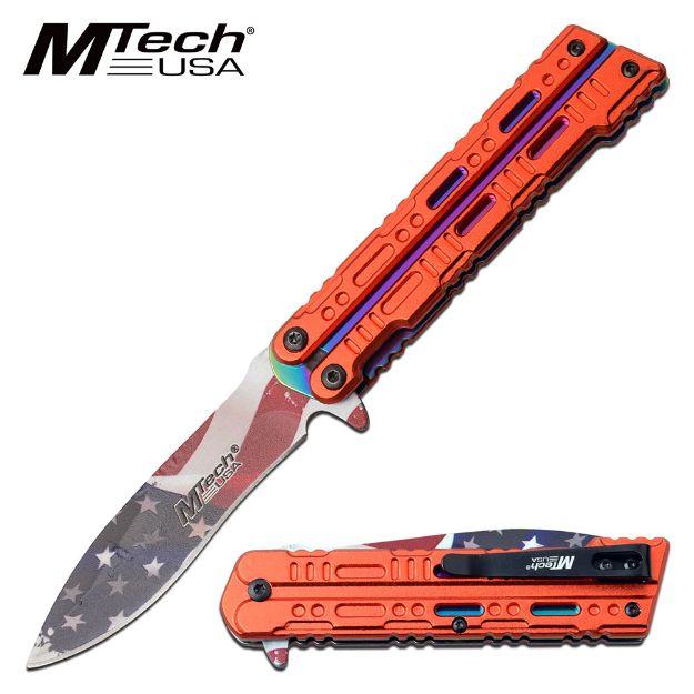 MTECH USA MT-A1123RRD SPRING ASSISTED KNIFE image