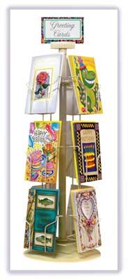 12 pocket COUNTERTOP GREETING CARD DISPLAY MADE IN U.S.A. image