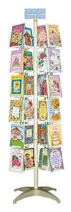 72 pocket display filled with greeting cards image