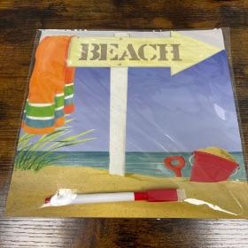Beach themed memo boar