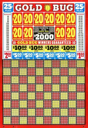 2000 HOLE GOLD BUG - 25c PER PLAY image