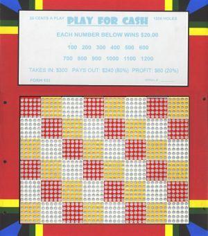 1200 HOLE PLAIN BOARD WITH LARGE HOLE PATTERN AND 25 HPS image