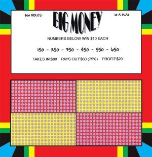 800 HOLE PLAIN BOARD (GRABBIN CASH) WITH LARGE HOLES image