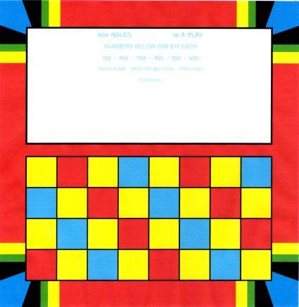 800 HOLE PLAIN BOARD WITH LARGE HOLE PATTERN AND 25 HPS image
