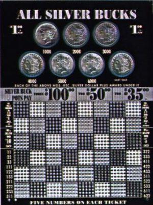 1200 HOLE ALL SILVER BUCKS (UNFILLED) - $1.00 PER PLAY
