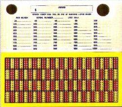 3000 HOLE SINGLE NUMBER TIP BOARD - TWO SEALS image