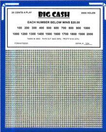 2000 HOLE PLAIN BOARD (BIG CASH) image