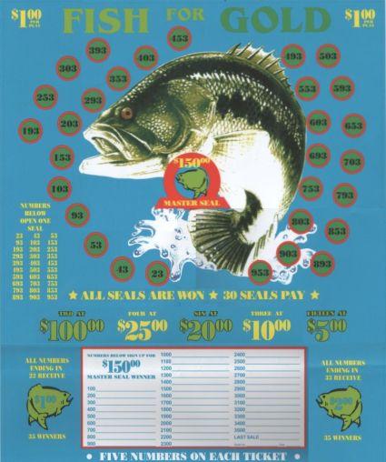 1000 COUNT FISH FOR GOLD EASEL - $1.00 PER PLAY