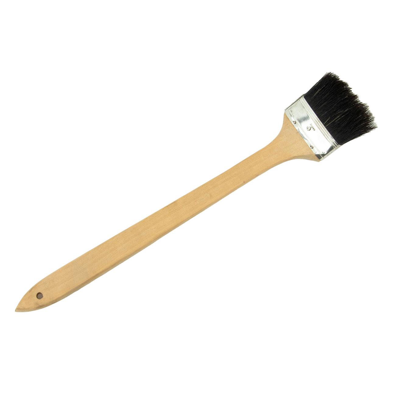 RADIATOR BRUSH 3" NATURAL BLACK BRISTLES 12-144\38 image