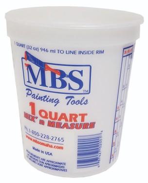 1 QUART MIX 'N MEASURE BUCKET, MEASUREMENTS ON THE SIDE image