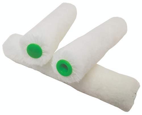 10 Piece 6" Mini Roller Covers, 3/8" Nap, With End Cap image