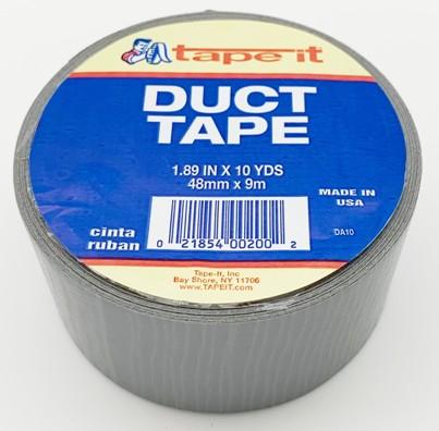 DUCT TAPE 1.89" X 10YD GRAY/SILVER, HEAVY DUTY, CASE PACK 24 image