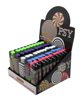 *NEW* WINLITE Psychedelic Theme Regular flame electronic lighter image