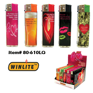 WINLITE Love Quotes Electronic Lighter image