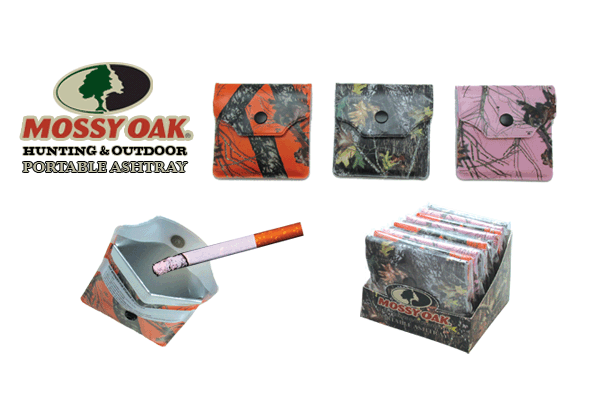 * NEW * MOSSY OAK Portable Ashtray Pouch image