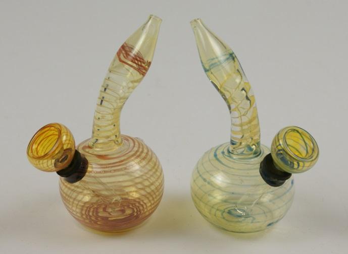 Glass mini water pipe - Slide-on image