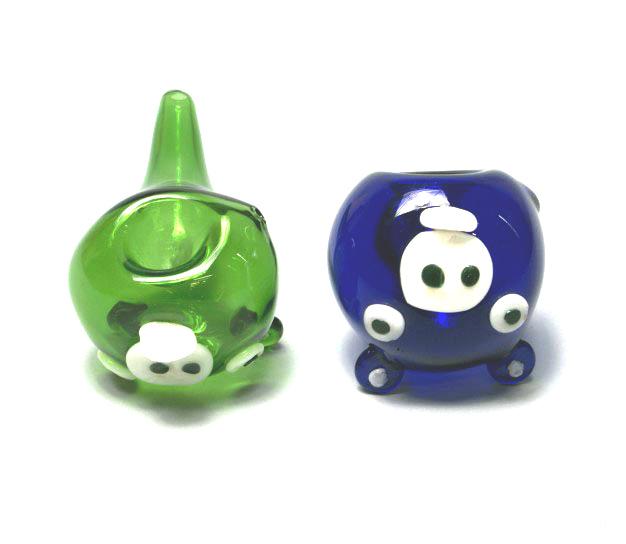Glass Angry bird pipe