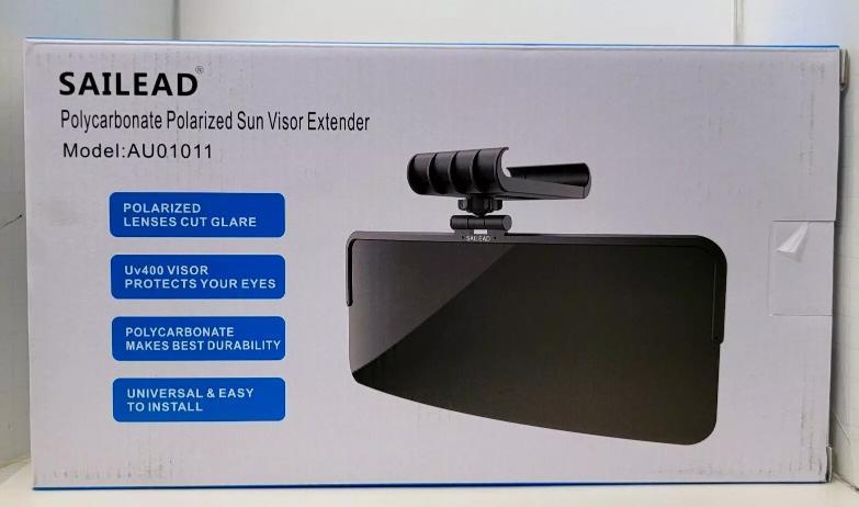 (1200 units) SAILEAD Polycarbonate Polarized Sun Visor Extender image