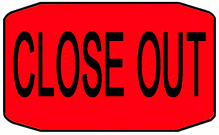 1.5" x  1" CLOSEOUT Labels image