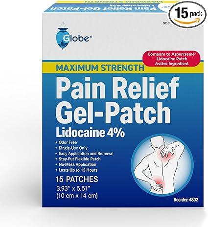 Pain Relief Patch w Lidocaine 4% 15/box image