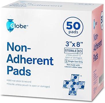 Sterile Non-Adherent Pads 3x8 50 Pack image