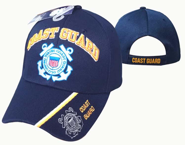 CAP605M** Coast Guard Emblem w/ shadow Bill Cap image