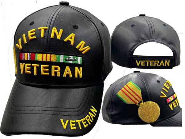 CAP780AP** Vietnam Vet w/ Medal on side Cap image