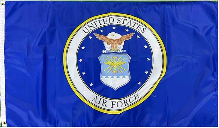FLG603B Air Force Emblem Flag 3x5' image