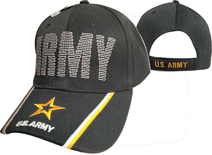CAP595C** ARMY w/Army Logo on Bill Cap image