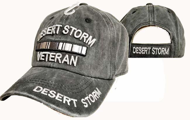 CAP483B**  DESERT STORM VETERAN Svc Ribbon Cap image